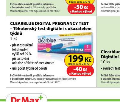 CLEARBLUE DIGITAL PREGNANCY TEST