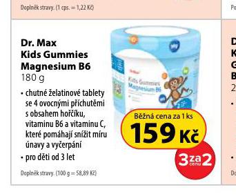 DR. MAX KIDS GUMMIES MAGNESIUM B6