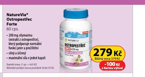 NATUREVIA OSTROPESTEC FORTE