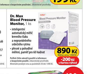 DR. MAX BLOOD PRESSURE MONITOR