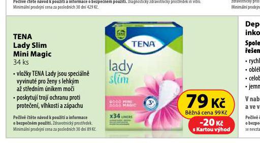 TENA LADY SLIM MINI MAGIC
