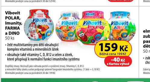 VIBOVIT POLAR, IMUNITY, FARMA A DINO
