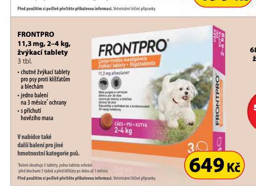 FRONTPRO VKAC TABLETY PRO PSY 2-4 KG