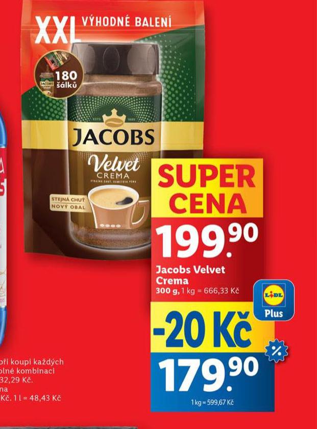 JACOBS VELVET CREMA