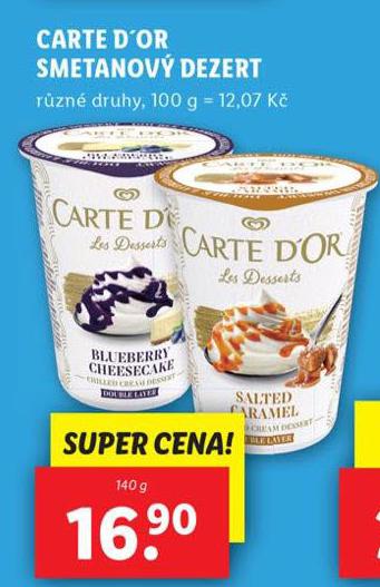 CARTE DOR SMETANOV DEZERT