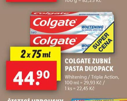 COLGATE ZUBN PASTA DUOPACK