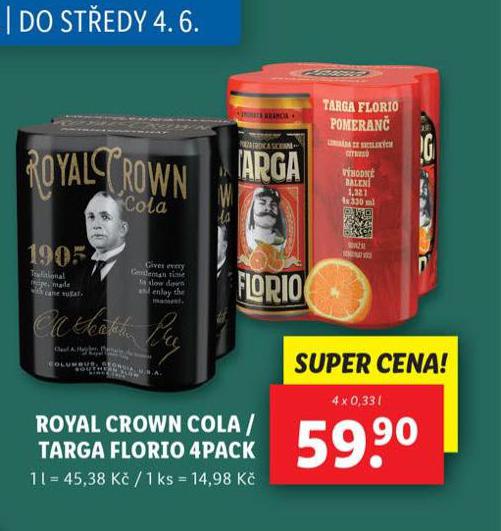ROYAL CROWN COLA / TARGA FLORIO 4PACK