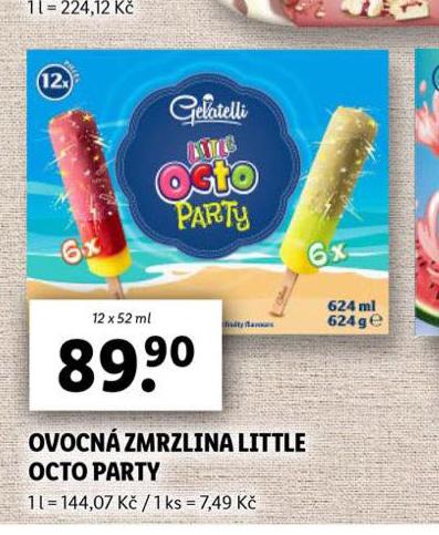 OVOCN ZMRZLINA LITTLE OCTO PARTY