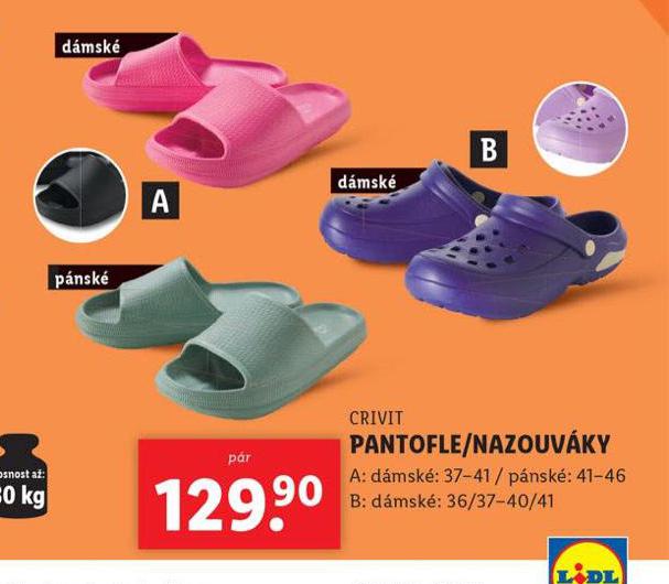 PANTOFLE / NAZOUVKY
