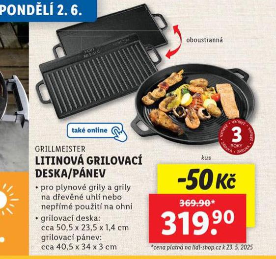 LITINOV GRILOVAC DESKA / PNEV