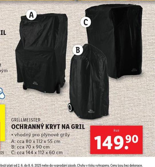 OCHRANN KRYT NA GRIL