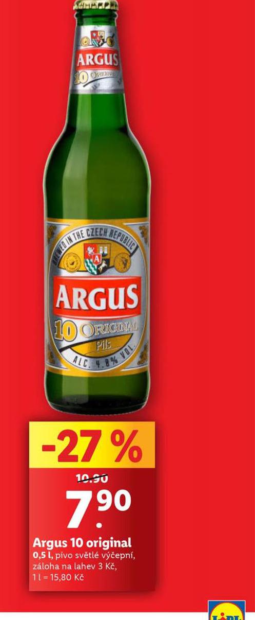 PIVO ARGUS 10 ORIGINAL