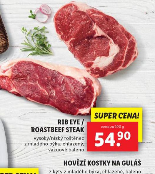 RIB EYE / ROASTBEEF STEAK