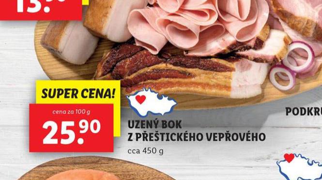 UZEN BOK Z PETICKHO VEPOVHO