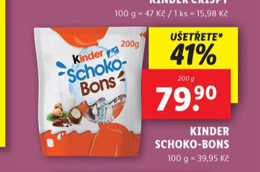 KINDER SCHOKO BONS