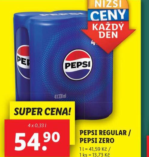 PEPSI REGULAR / PEPSI ZERO