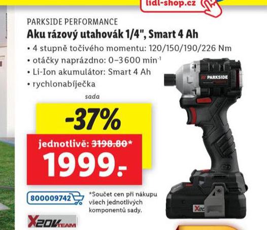 AKU RZOV UTAHOVK 1/4" SMART 4 Ah