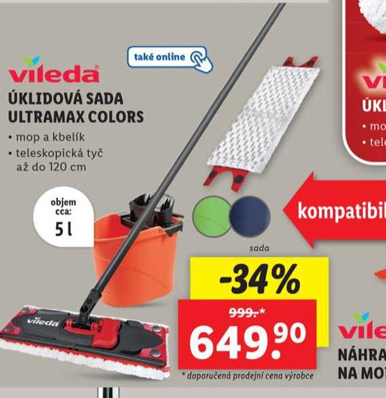 VILEDA KLIDOV SADA ULTRAMAX COLORS