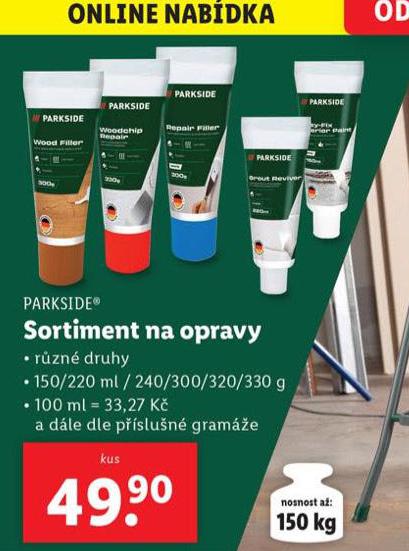SORTIMENT NA OPRAVY