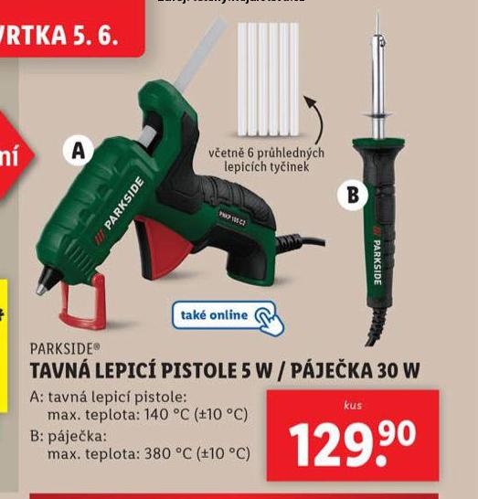 TAVN LEPIC PISTOLE 5W / PJEKA 30 W