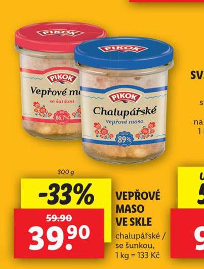 VEPOV MASO VE SKLE