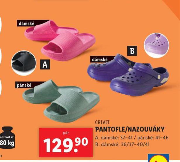 PANTOFLE / NAZOUVKY