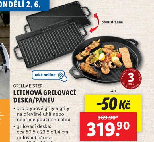 LITINOV GRILOVAC DESKA / PNEV
