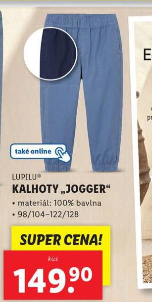 KALHOTY JOGGER