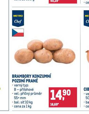 BRAMBORY KONZUMN POZDN RAN