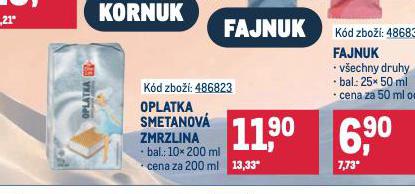 OPLATKA SMETANOV ZMRZLINA