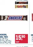 SNICKERS, MARS, TWIX