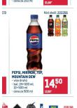 PEPSI, MIRINDA, 7UP, MOUNTAIN DEW