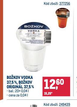 BOKOV VODKA, BOKOV ORIGINL