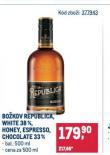 BOKOV REPUBLICA, WHITE, HONEY, ESPRESSO, CHOCOLATE
