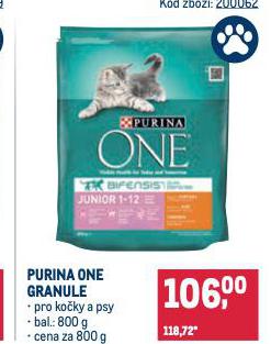 PURINA ONE GRANULE PRO KOKY