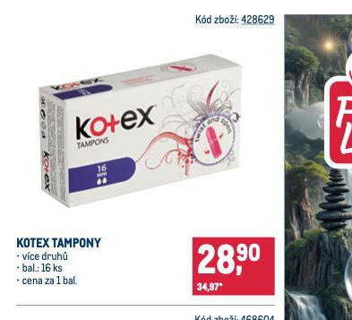 KOTEX TAMPONY