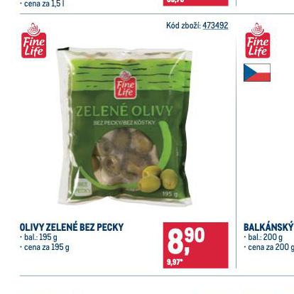 OLIVY ZELEN BEZ PECKY