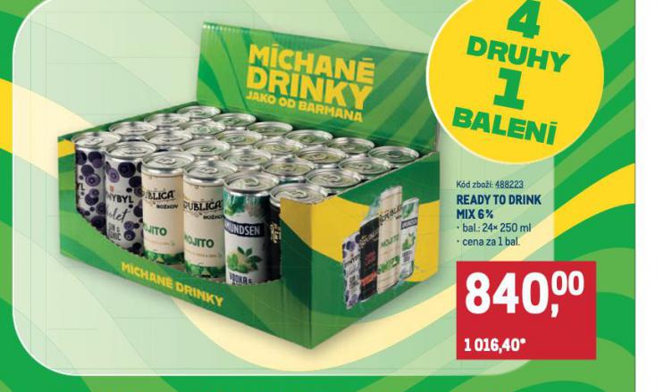 READY TO DRINK MIX 6%