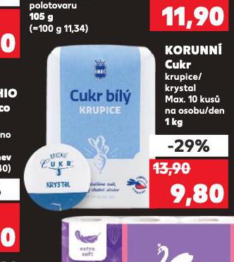 CUKR KRYSTAL / KRUPICE