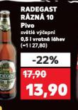 PIVO RADEGAST RÁZNÁ 10