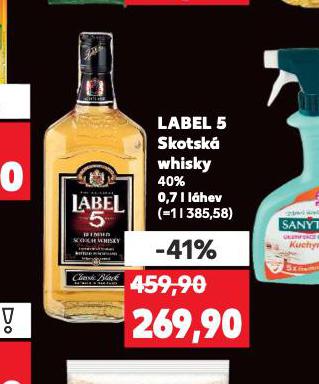 LABEL 5 WHISKY