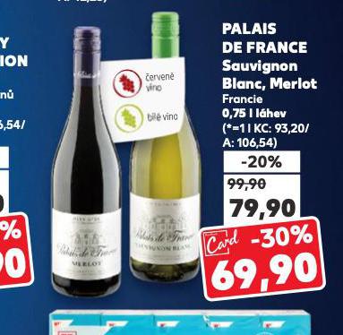 PALAIS DE FRANCE MERLOT