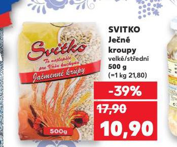 SVITKO JEN KROUPY