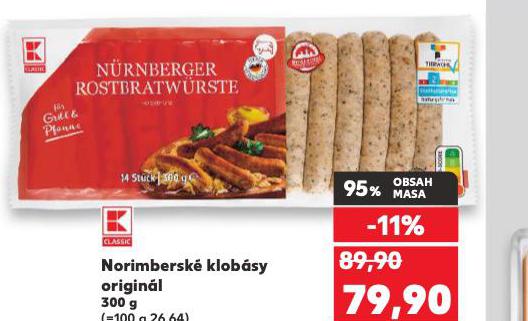 NORIMBERSK KLOBSY ORIGINL