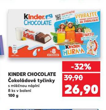 KINDER CHOCOLATE OKOLDOV TYINKY