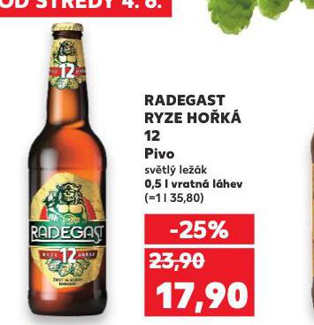 PIVO RADEGAST RYZE HOK 12