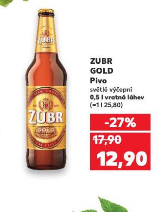 PIVO ZUBR GOLD