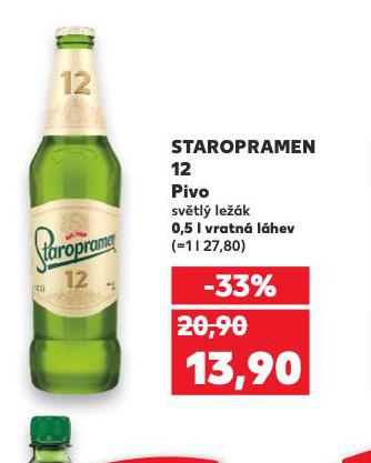 PIVO STAROPRAMEN 12