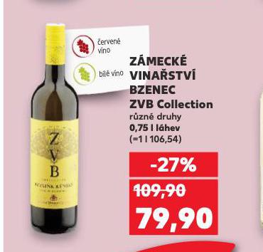 ZMECK VINASTV BZENEC ZVB COLLECTION