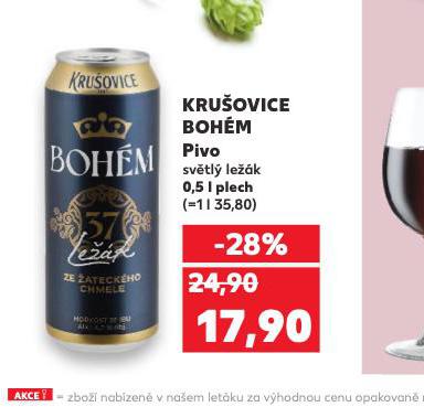 PIVO KRUOVICE BOHM